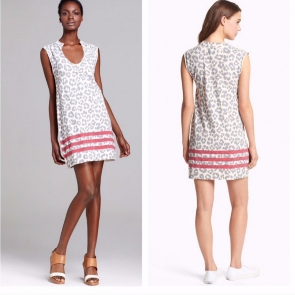 Marc Jacobs Dita the Cheetah Cotton Shift Dress Sz XS
